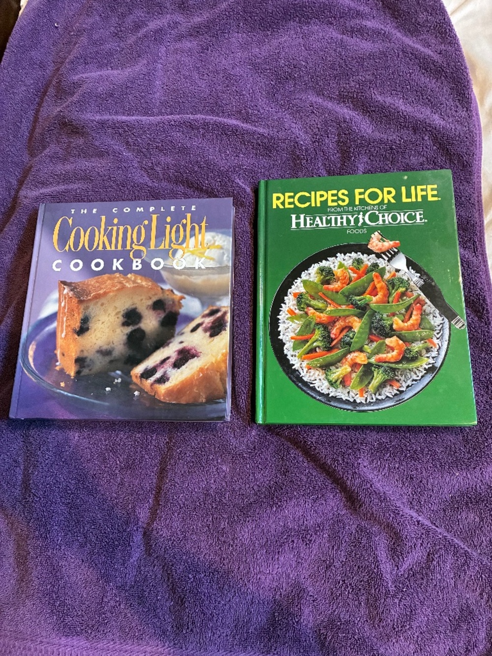Set of 2 Healthy Cooking Cookbooks